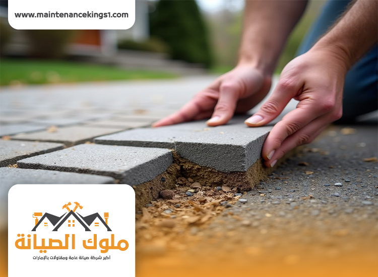 تركيب انترلوك في المطينة